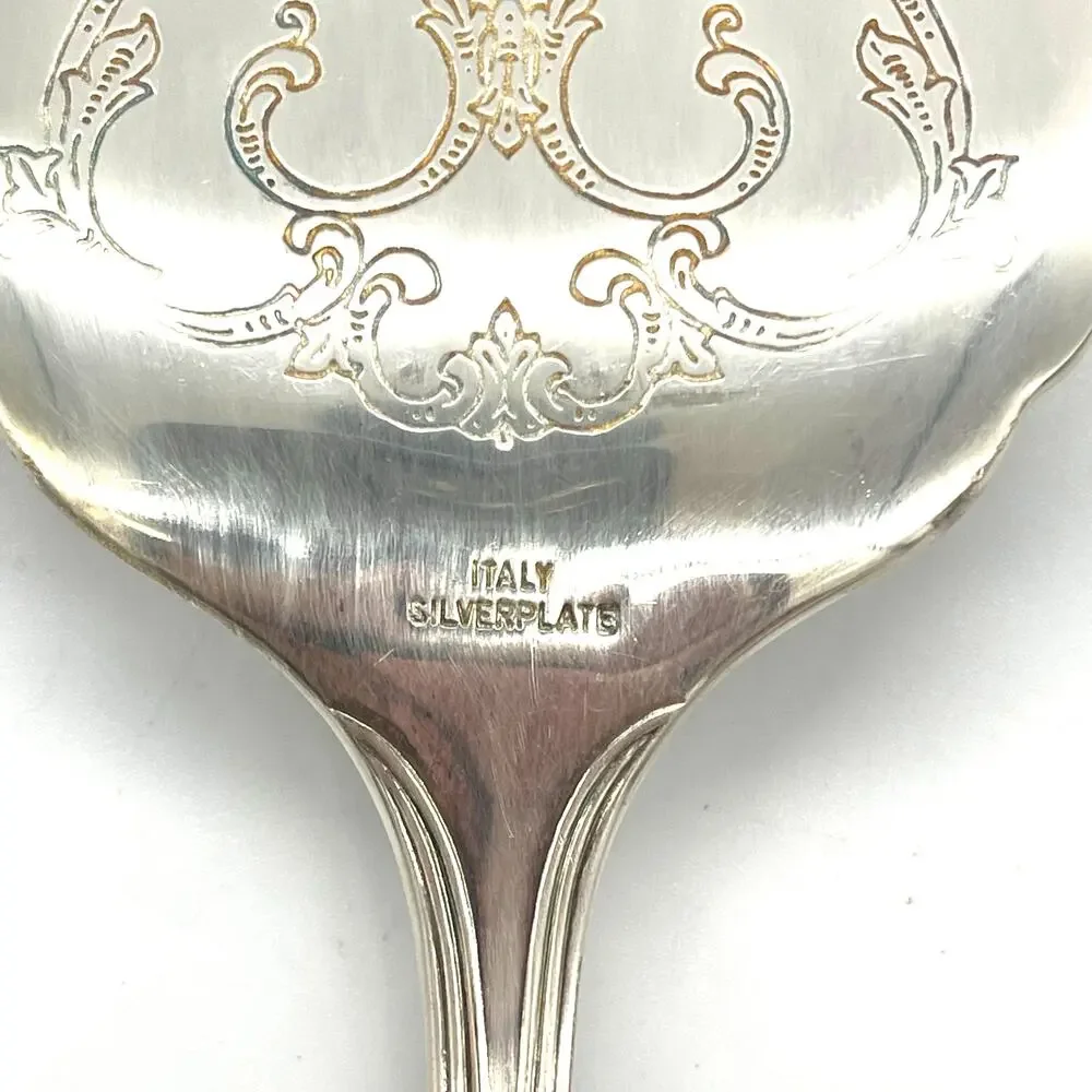Vintage Gorham Heritage Silverplate Set of 2 Cake / Pie Servers 11.5